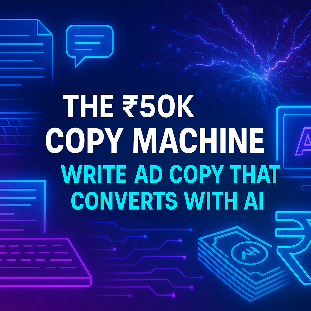 The ₹50K Copy Machine: Write Ad Copy That Converts with AI Course in Hindi